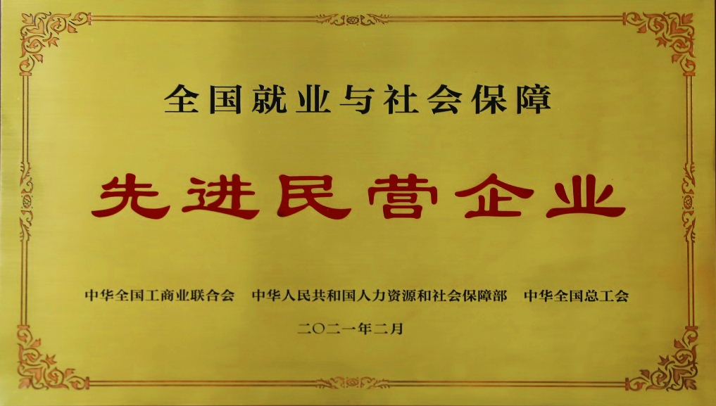 廣東霸王花集團榮獲“全國就業與社會保障先進民營企業”稱号